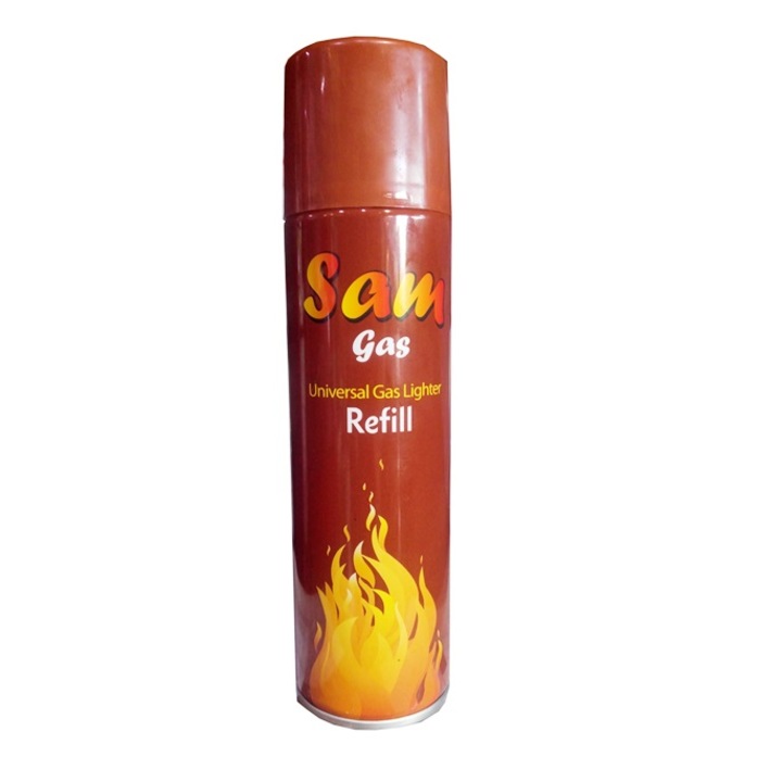 Gaz butan SAM pentru incarcat brichete 210 ml ( 185 g )