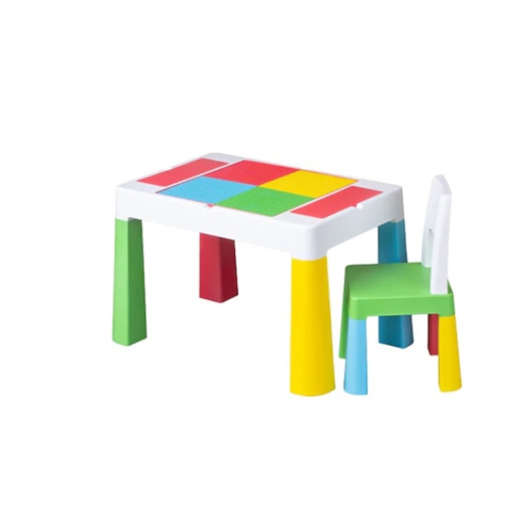 Bubu Still Gyerek íróasztal szett, asztal+ szék, Sokszínű