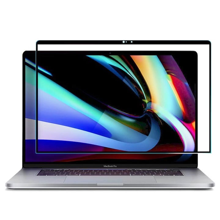 Spigen FullCover képernyővédő fólia MacBook Pro 16 (2019-2020) modellhez, 9H