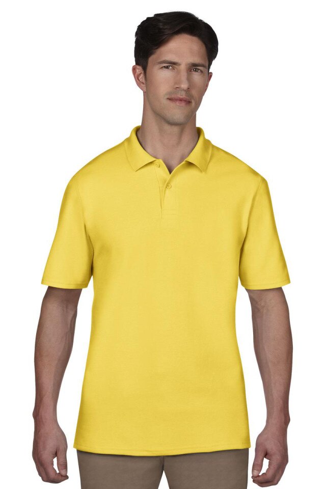 Tricou Polo barbati, 100% Bumbac, Anvil, Galben
