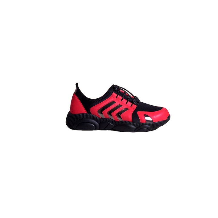 Pantofi sport SEYTIL,unisex, culoare negru cu rosu