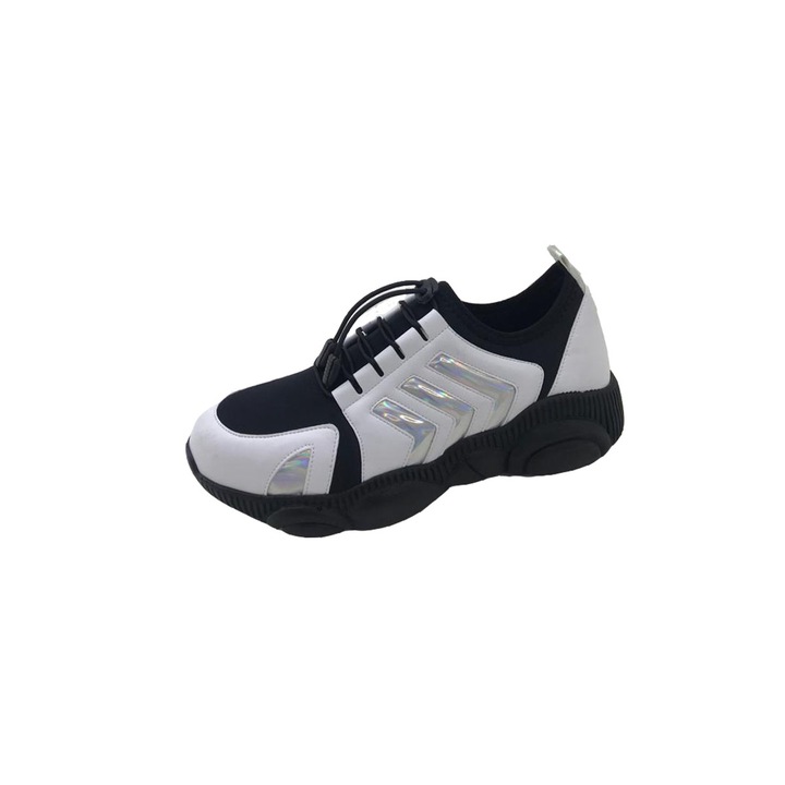 Pantofi sport SEYTIL,unisex, Alb/Negru