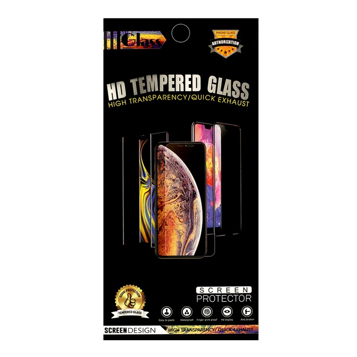 Стъклен протектор Tempered Glass Hard, 2.5D, за Huawei P40 Lite, Прозрачен