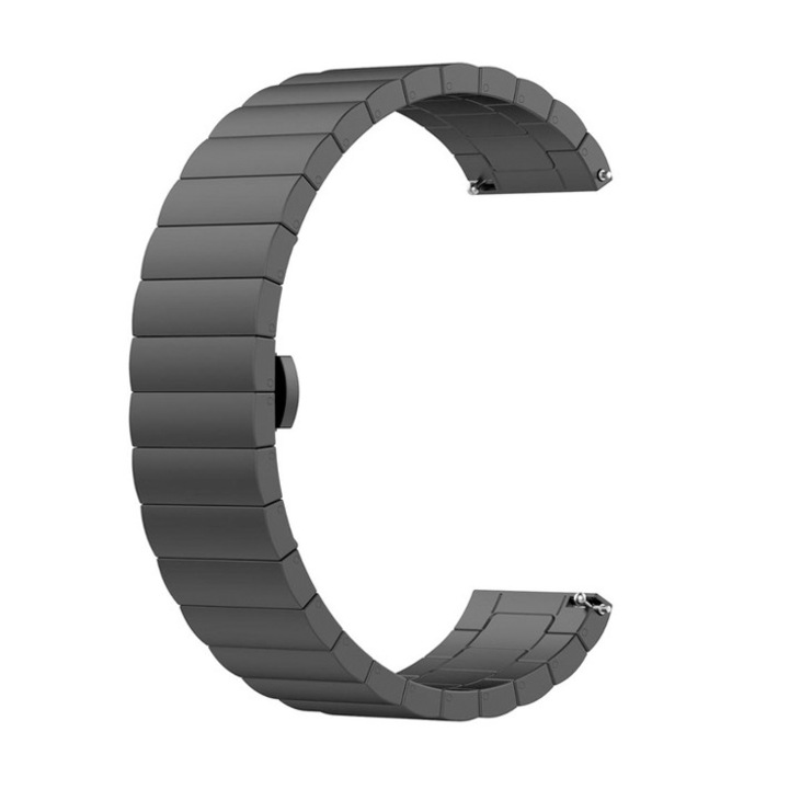 Стоманена каишка Nordic, Metal Deluxe Strap for GT2, 46mm, Черен