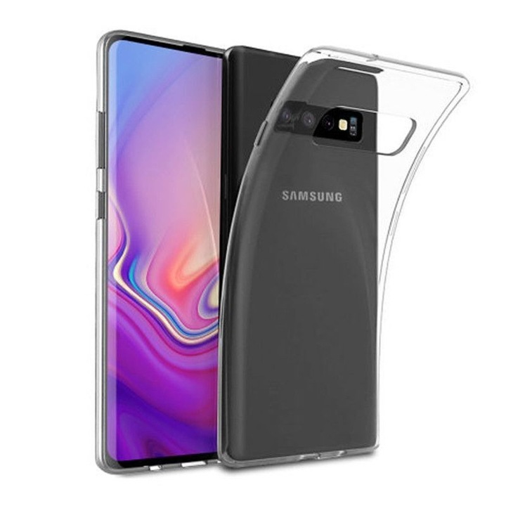 Szilikon hátlap NORDIC, Samsung Galaxy S10 Plus, Classic Air, Átlátszó