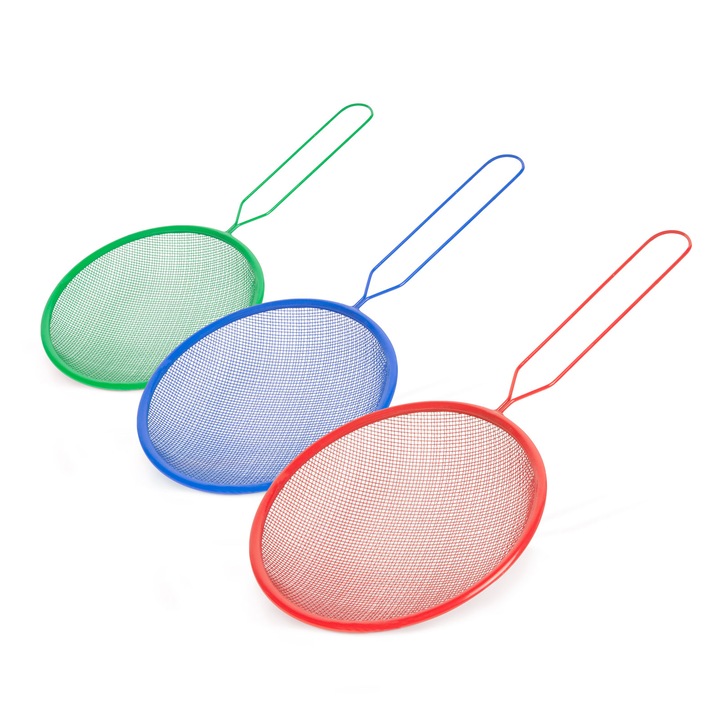 Set 3 strecuratori Family, Metal, Dimensiuni diferite, Multicolor