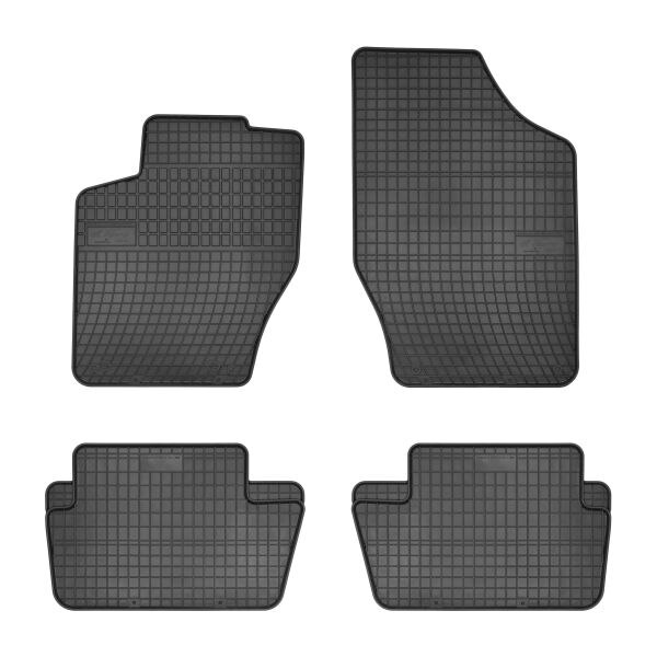 Set 4 covorase auto MAMMOOTH, Cauciuc, pentru CITROEN C4 I, C4 II, PEUGEOT 307, 308 I 2000+ LIFTBACK/STATION WAGON, Negru