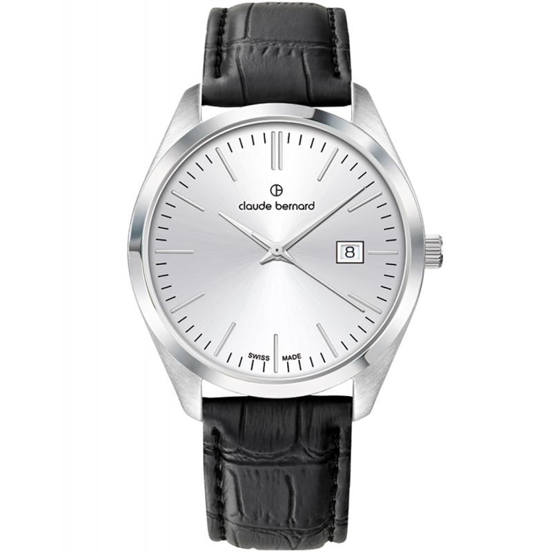 Ceas barbatesc Claude Bernard 70201 3 AIN Quartz Argintiu