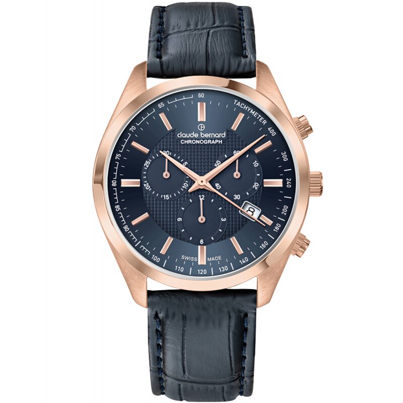 Ceas barbatesc Claude Bernard 10246 37R BUIR Quartz Rose gold