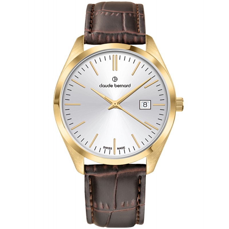 Ceas barbatesc Claude Bernard 70201 37J AID Quartz Auriu