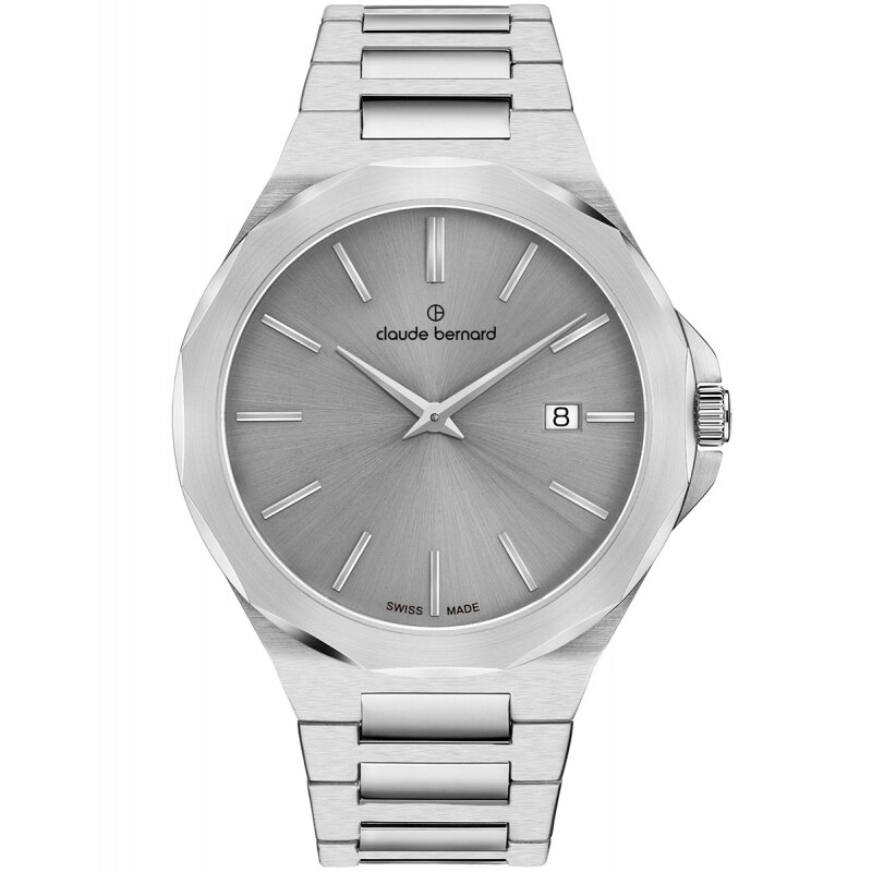 Ceas barbatesc Claude Bernard 71289 3M GIN Quartz Argintiu