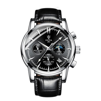 Ceas barbati, DitaWatch, DSJ Black Edition, Piele, Negru Ceas barbati, DitaWatch, DSJ Black Edition, Piele, Negru