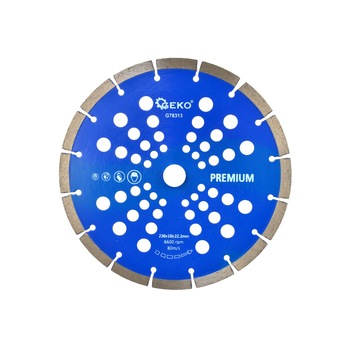 Disc diamantat segmentat 230x10x22,2mm, GEKO G78313 Disc diamantat segmentat 230x10x22,2mm, GEKO G78313