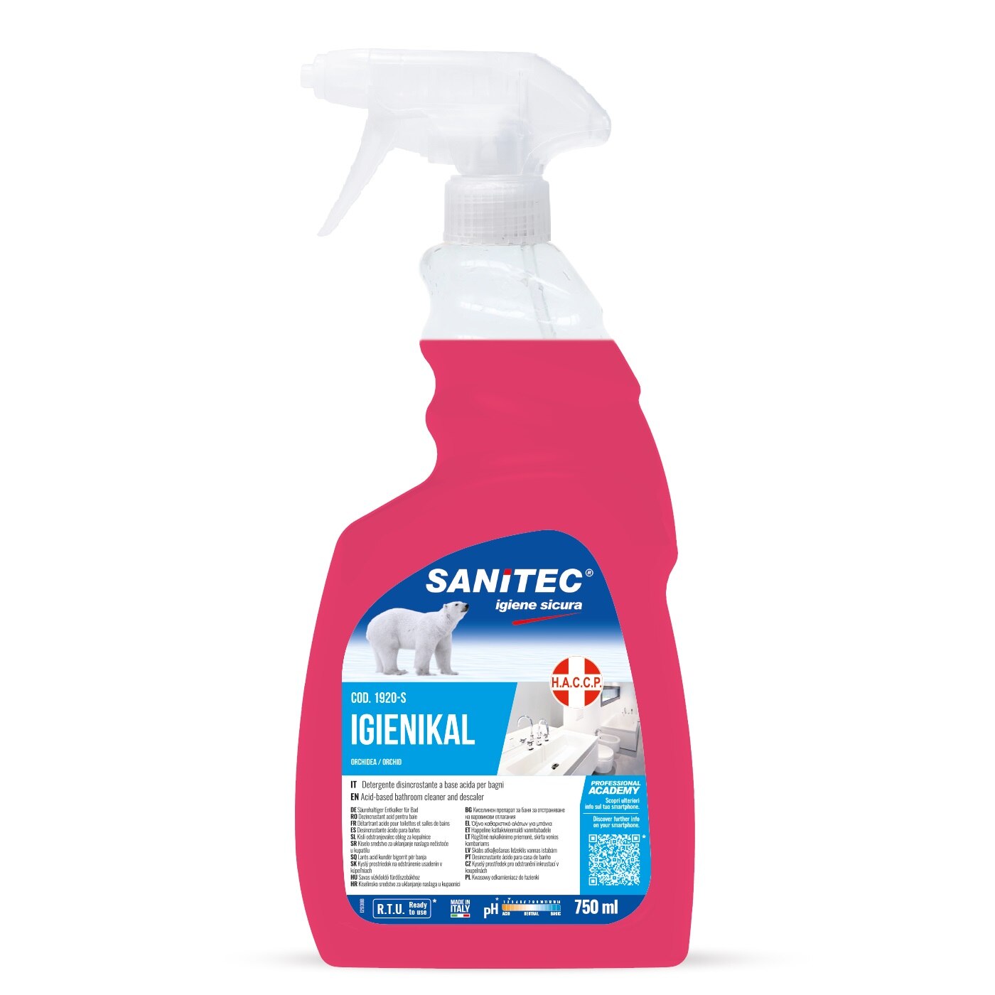 Anticalcar de intretinere - Orhidee 750 ml Sanitec