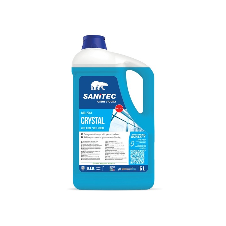 Detergent geamuri 5000 ml Crystal, Sanitec