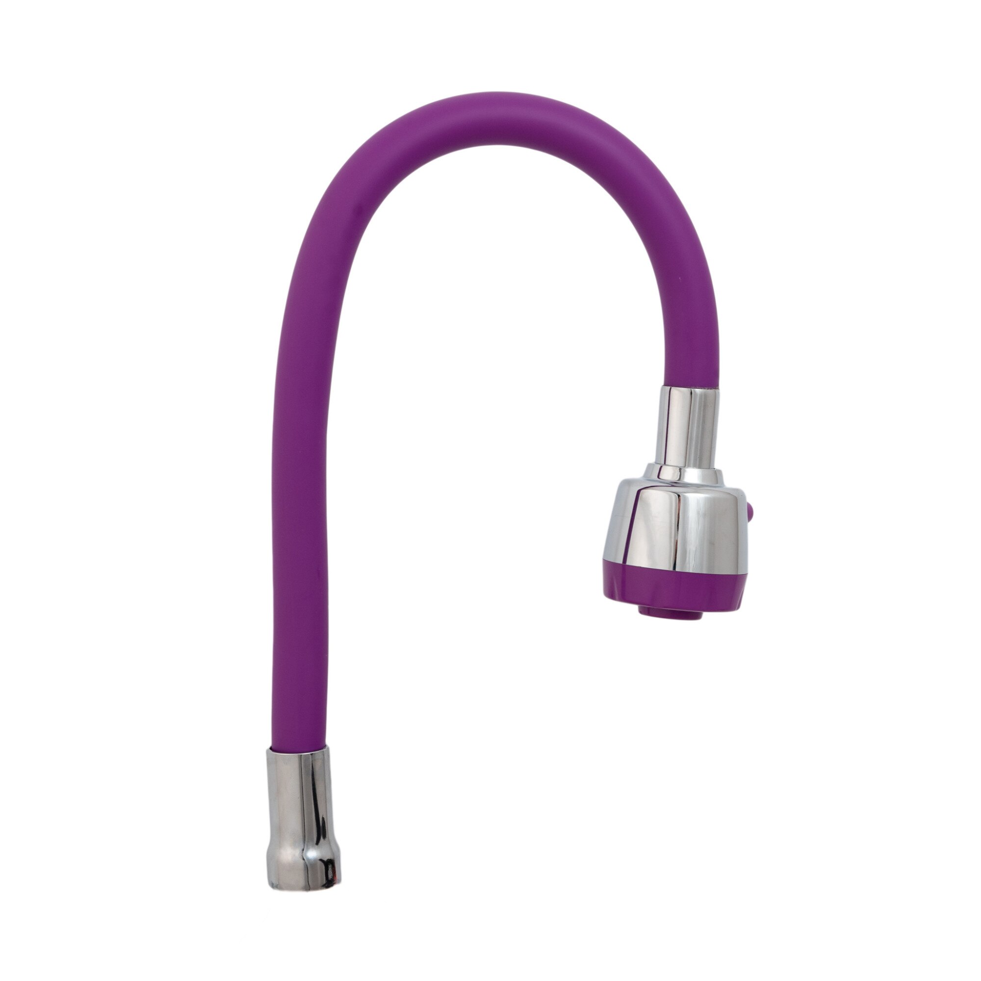 Pipa baterie lebada , flexibila, mov ,perlator cu doua functii ,TRENDY'S