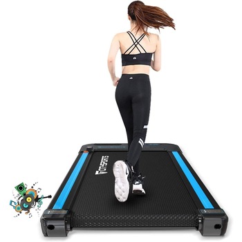 Banda de alergare CITYSPORTS, 440W, Boxe incorporate Bluetooth, Viteza reglabila, Ecran LCD, Contor de calorii arse, Negru Banda de alergare CITYSPORTS, 440W, Boxe incorporate Bluetooth, Viteza reglabila, Ecran LCD, Contor de calorii arse, Negru