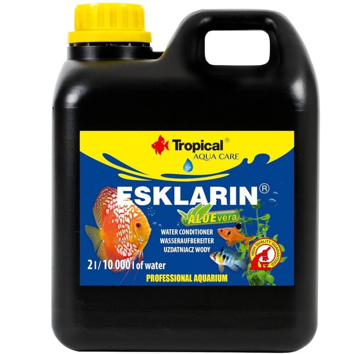 Solutie tratare apa, Esklarin, Tropilcal, Aloe Vera, 2 litri