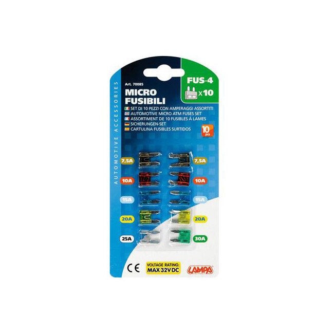 Set sigurante plate mici Lampa, 10buc