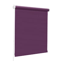Roleta textila mini semi-opaca, P+R, 42.5 cm x 150 cm, purpuriu