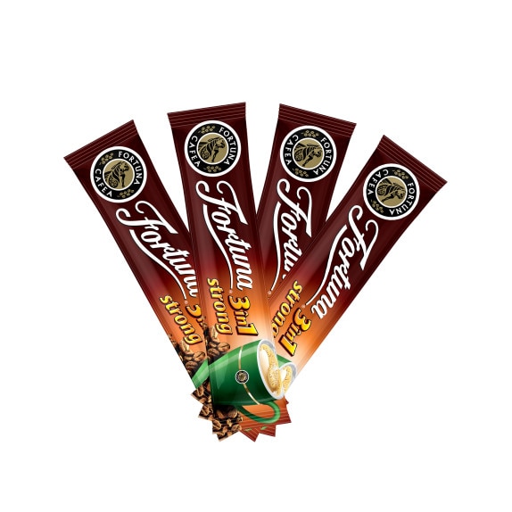 Cafea 3 in 1 Fortuna Strong 5.2 gr / 24 buc