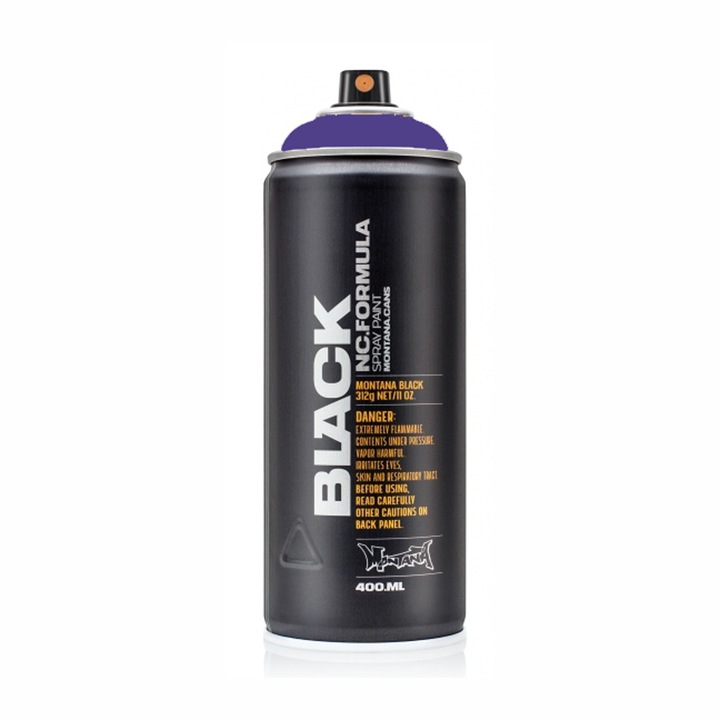 Vopsea spray pentru graffiti, Montana Black, Wizard, 400ml