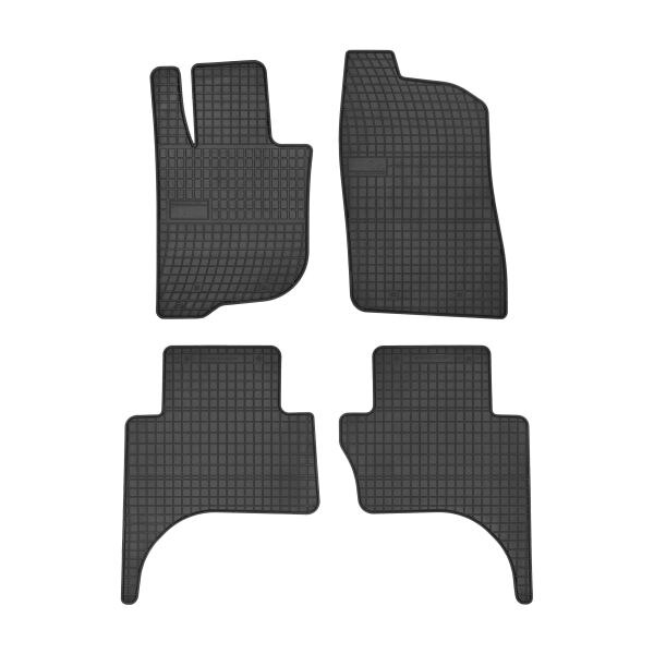 Set 4 covorase auto MAMMOOTH, Cauciuc, pentru FIAT FULLBACK, MITSUBISHI L 200 / TRITON 2015+ PICK-UP, Negru