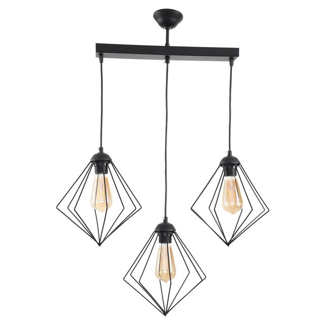 Lustra Iklima, 3, Begusa, E 27, 60 W, negru