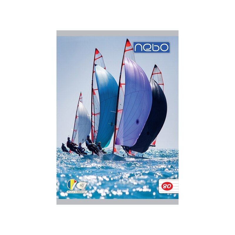 Caiet A4 80 file cu spira pentru scoala