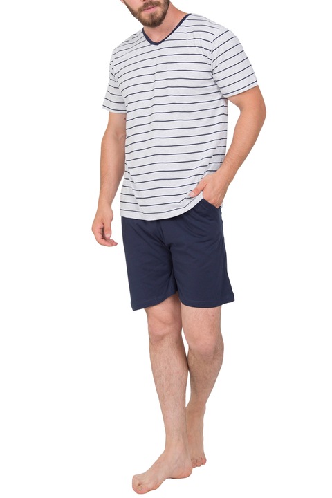 Pijama barbati, Model Sailor White