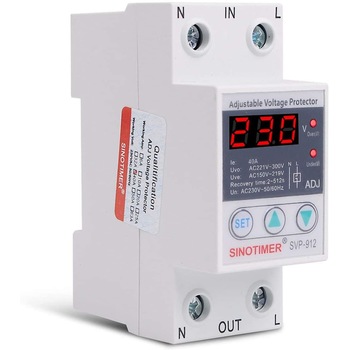 Releu siguranta digitala de protectie tensiune 40A, SVP-912, ecran digital LED, recuperare automata, SVP-912-40A Releu siguranta digitala de protectie tensiune 40A, SVP-912, ecran digital LED, recuperare automata, SVP-912-40A
