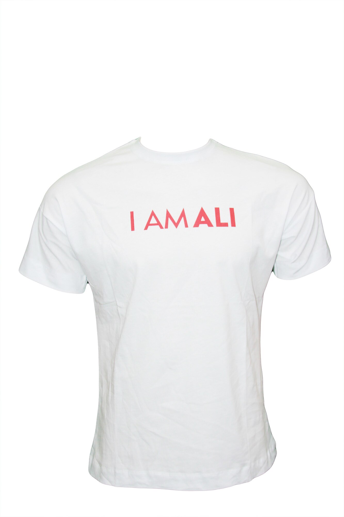 Tricou barbati,alb, I am ALI, Alb