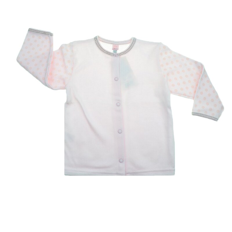 Bluza cu maneca lunga pentru fete Koala Fiona 03-545, Roz, 80 cm