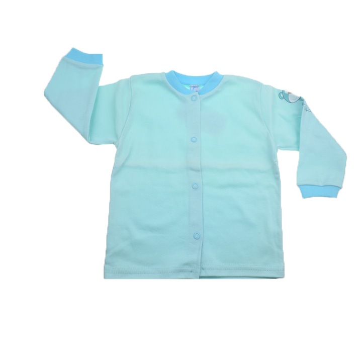 Bluza cu maneca lunga pentru baieti Koala Tosiek 040, Verde, 80 cm