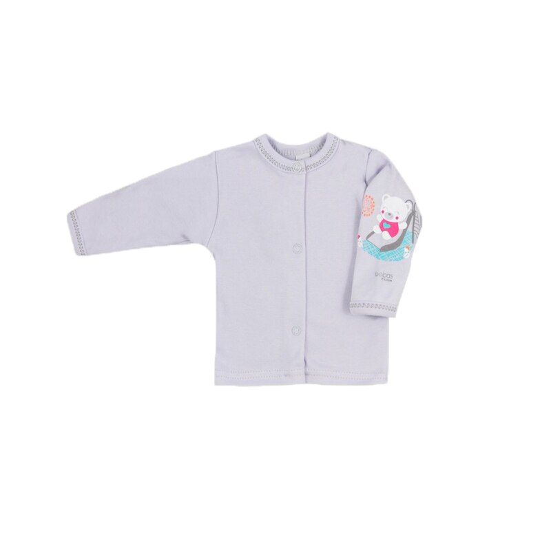 Bluza cu maneca lunga pentru baieti Koala 3603G, Gri