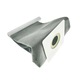 Sac universal pentru aspirator, material textil lavabil, refolosibil, gri
