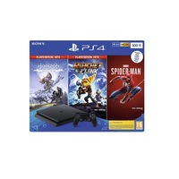 consola sony playstation 4 slim 500gb jet black  horizon zero dawn  spider man  ratchet amp clank imagen 36_0_
0