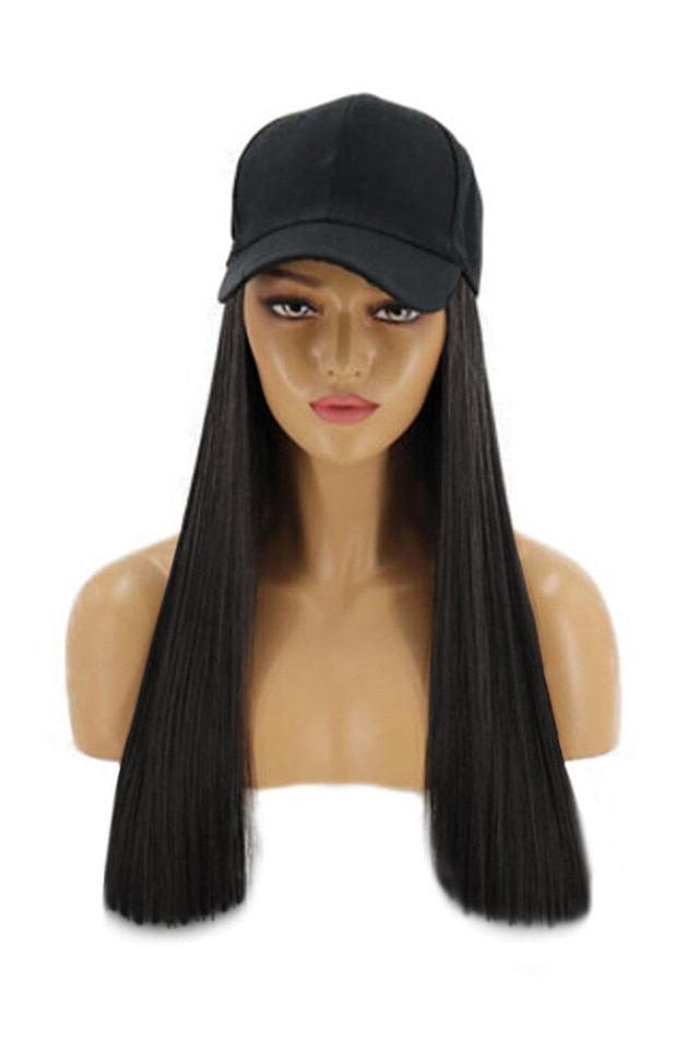 Sapca Cu Tresa Din Par Natural Amora , Negru Natural