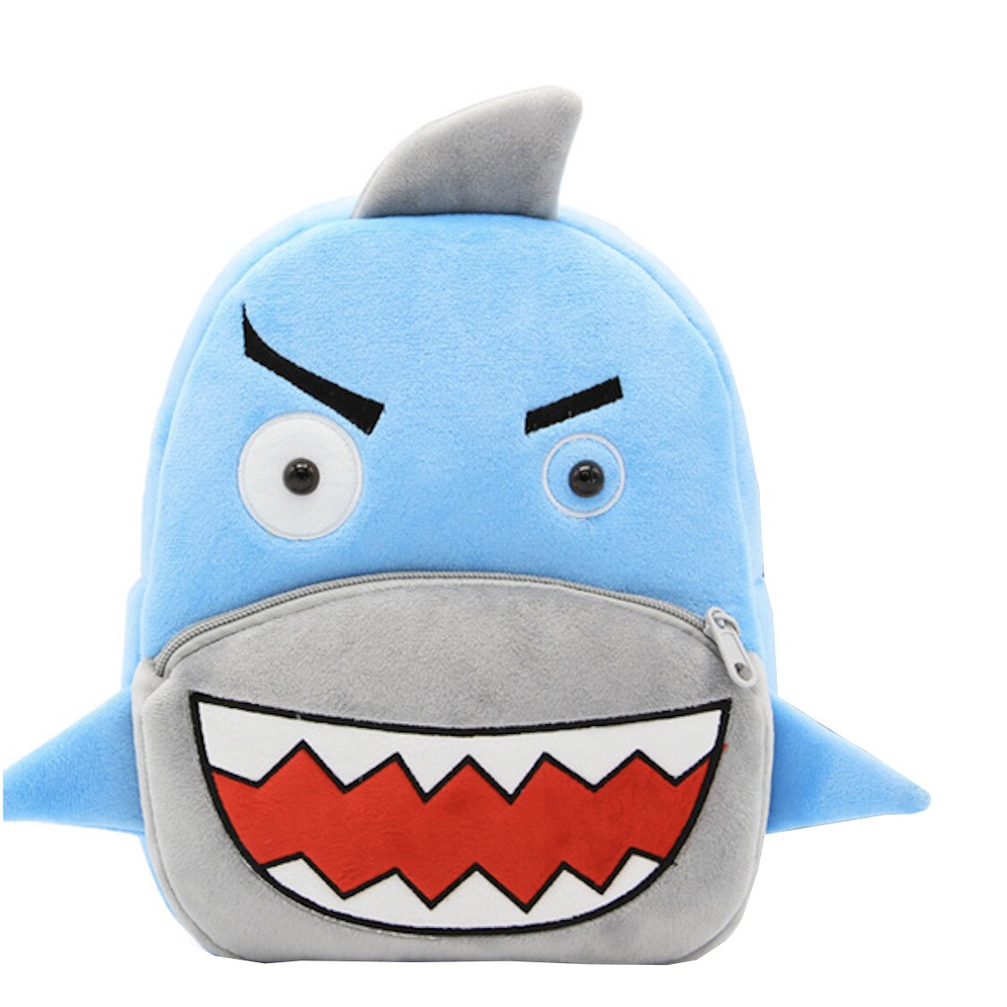 Rucsac Rechin, rucsac pentru copii, tesatura de plus