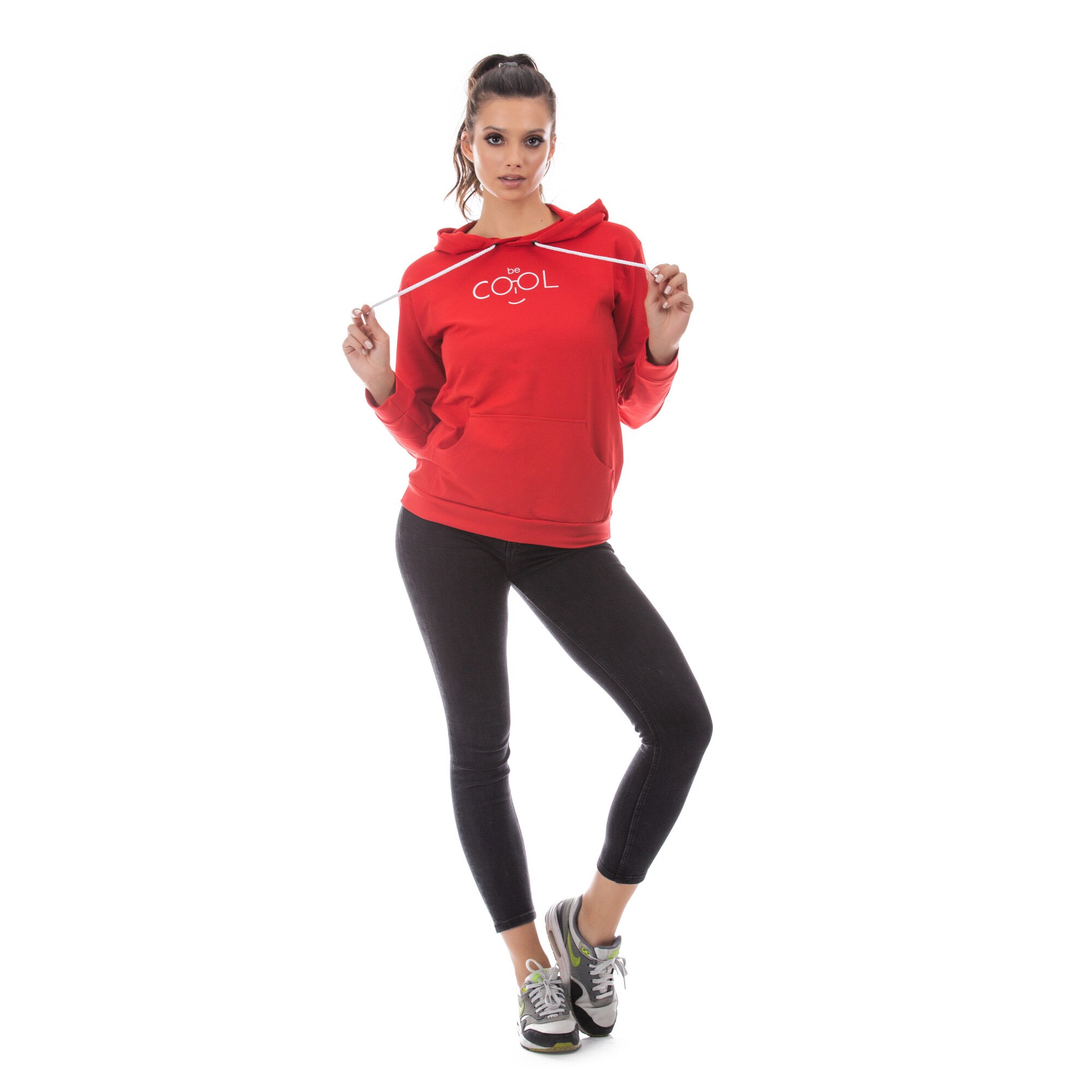 Hanorac femei, HF04, Rosu