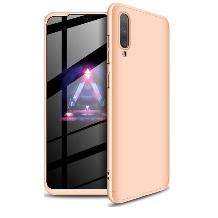 Husa 360 pentru Galaxy A70 Gold