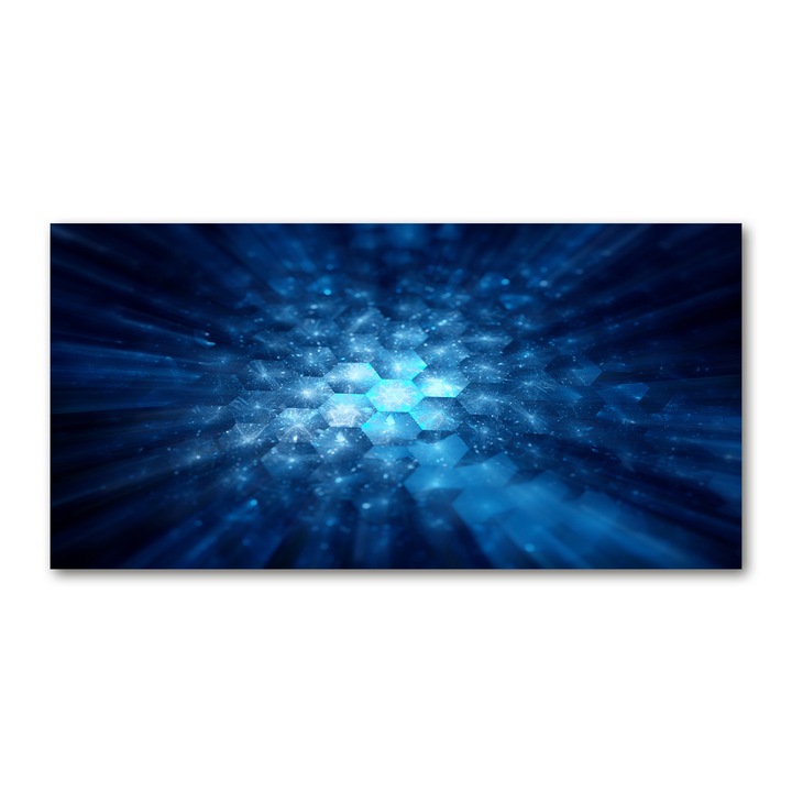 Panou de bucatarie, din sticla, 100x50 cm "cristale”