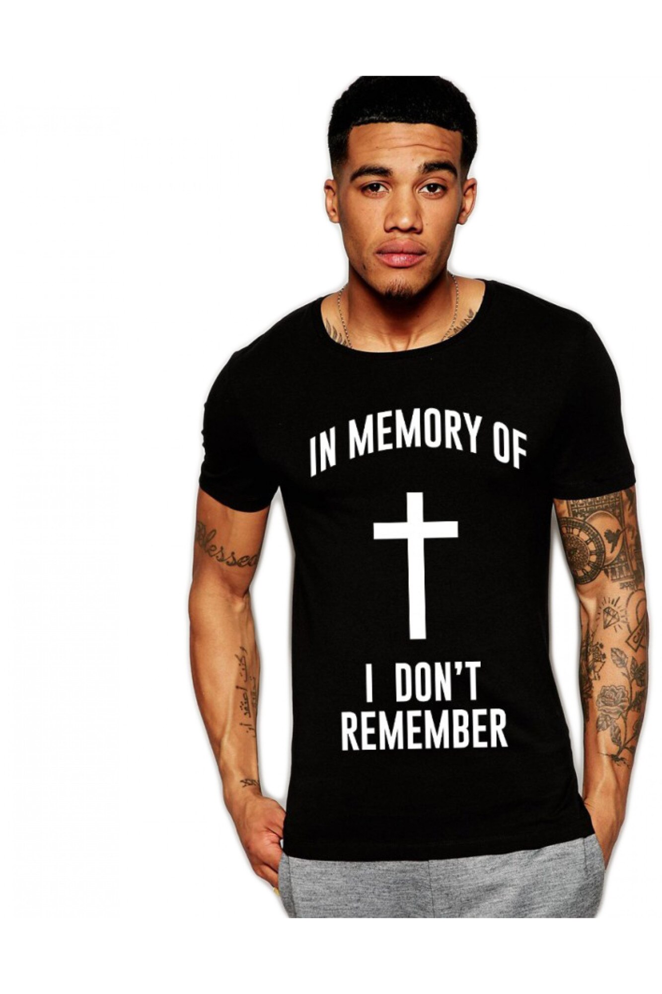 Tricou negru barbati - In memory