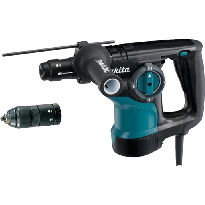 Perforator SDS Plus Makita HR2810T, 800 W, 2.9 J, Negru/Albastru