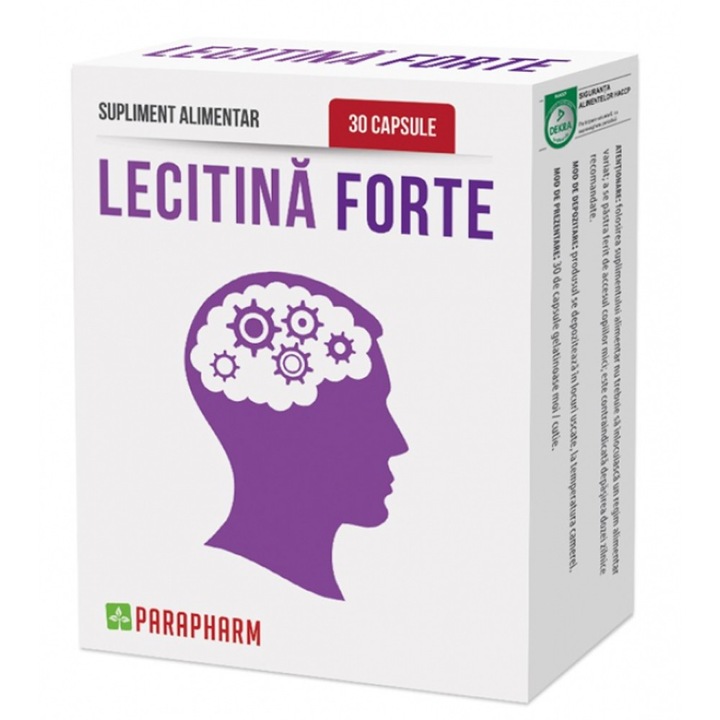 Lecitina Forte 2 cutii + 1 cutie gratis Parapharm