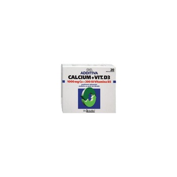 Additiva Calciu + Vitamina D3 Dr. Scheffler 20 plicuri Additiva Calciu + Vitamina D3 Dr. Scheffler 20 plicuri
