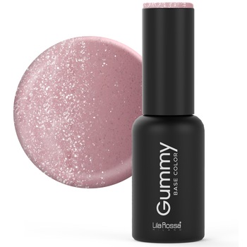 Base Coat Lila Rossa Gummy Base, Glassy Pink Cover Beige, 7 ml Base Coat Lila Rossa Gummy Base, Glassy Pink Cover Beige, 7 ml
