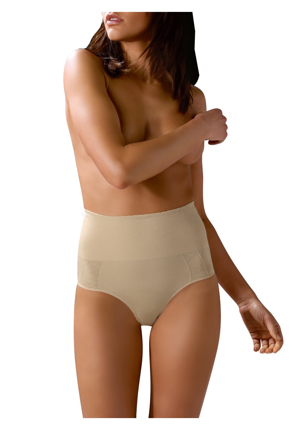 Chilot modelator ControlBody, compresie medie, crem, Bej