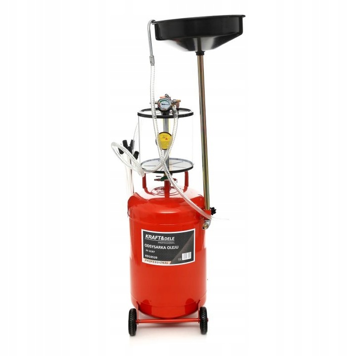 Пневматичен рекуператор за отработено масло, 80L, Kraft&Dele™