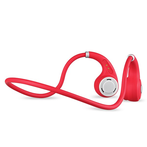 Casti Bluetooth EB03 ,waterproof cu microfon cu transmisie sunet prin conductie ososa, lasa urechile libere, rosu